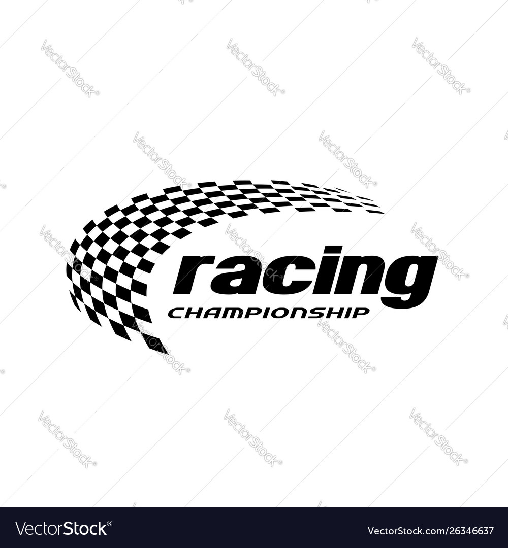 Race flag icon symbol simple design checkered