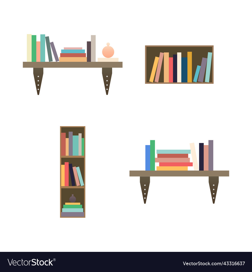 Set of stacks books for reading textbooks