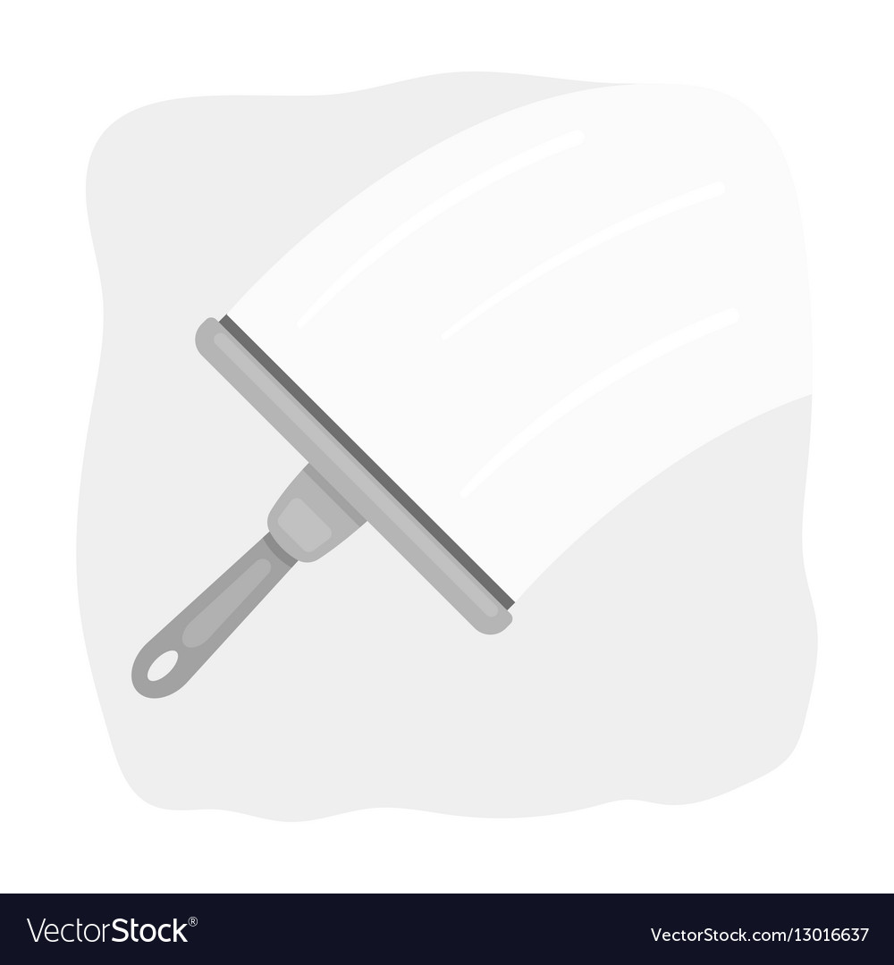 Squeegee icon in monochrome style isolated on Vector Image