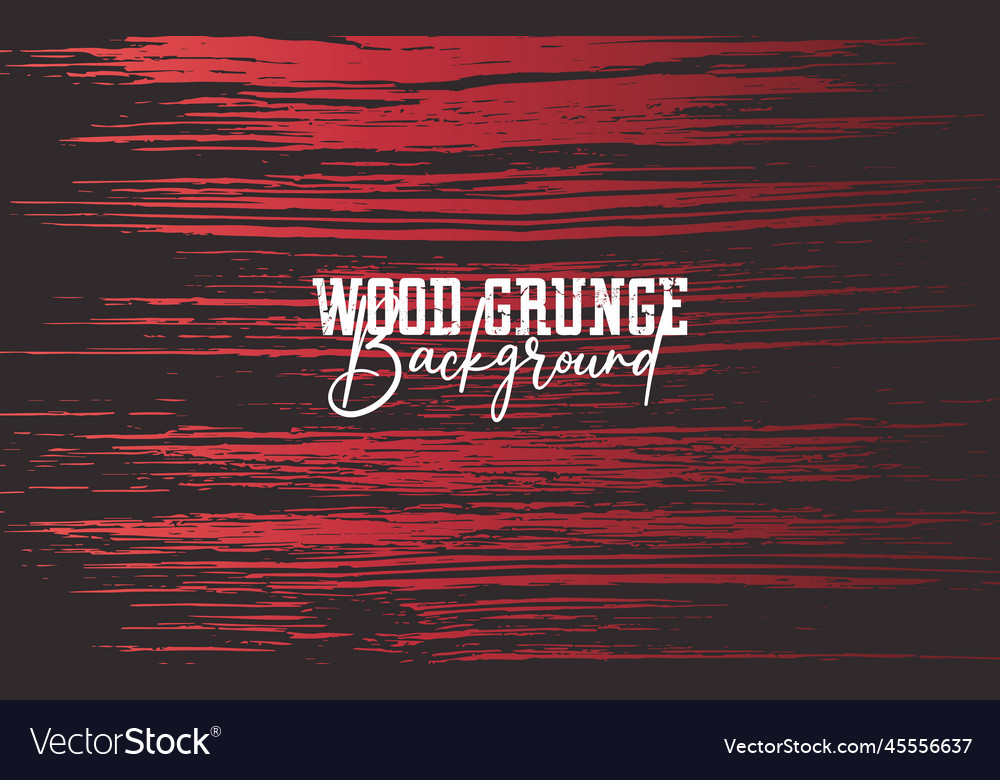 Wood grunge background with red color