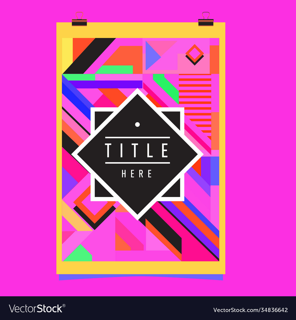 Abstract colorful geometric pattern background Vector Image Abstract colorful geometric pattern background