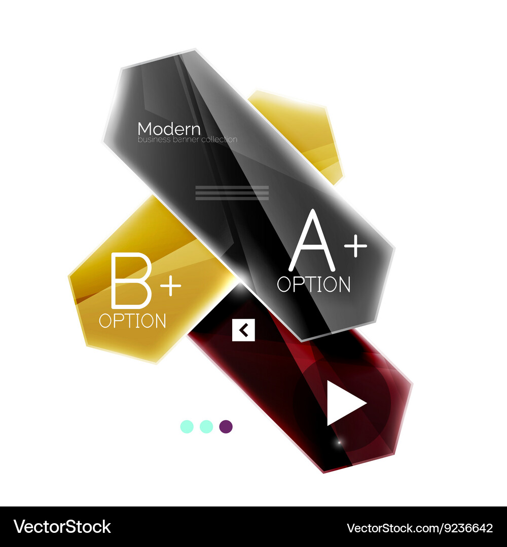 Arrow infographics element Royalty Free Vector Image