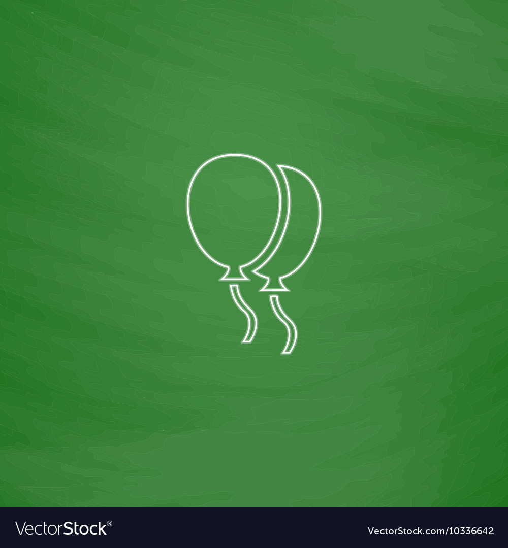 Balloons computer symbol