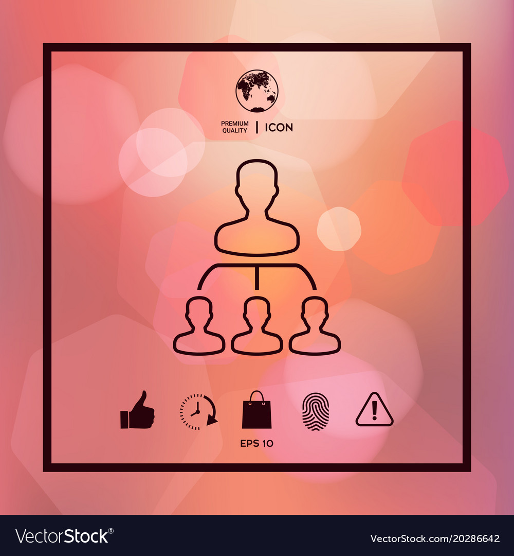 Hierarchy - line icon