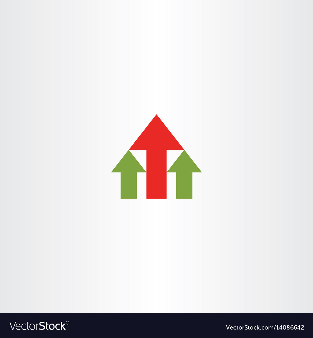 House arrows icon logo symbol element