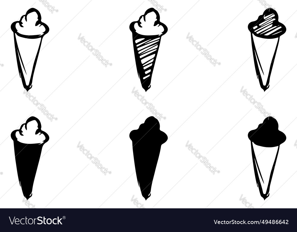 Ice cream silhouette