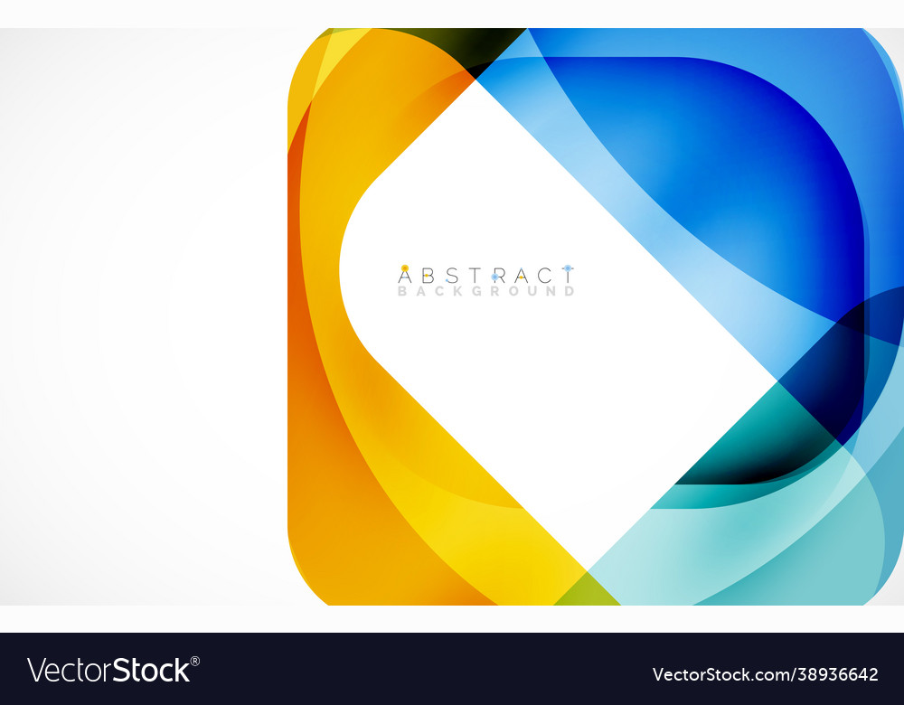 Minimal background abstract square shape vector image Minimal background abstract square shape