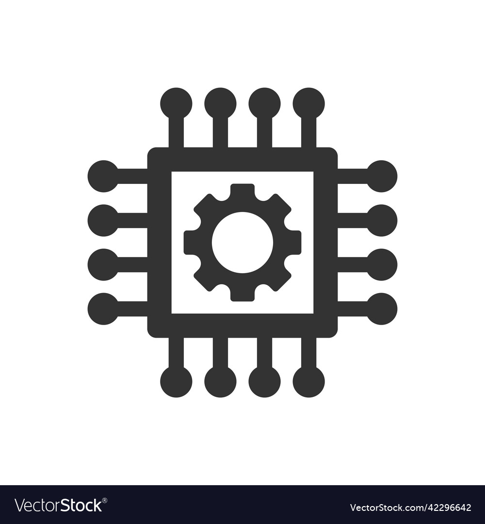 Processor icon - programming circuit