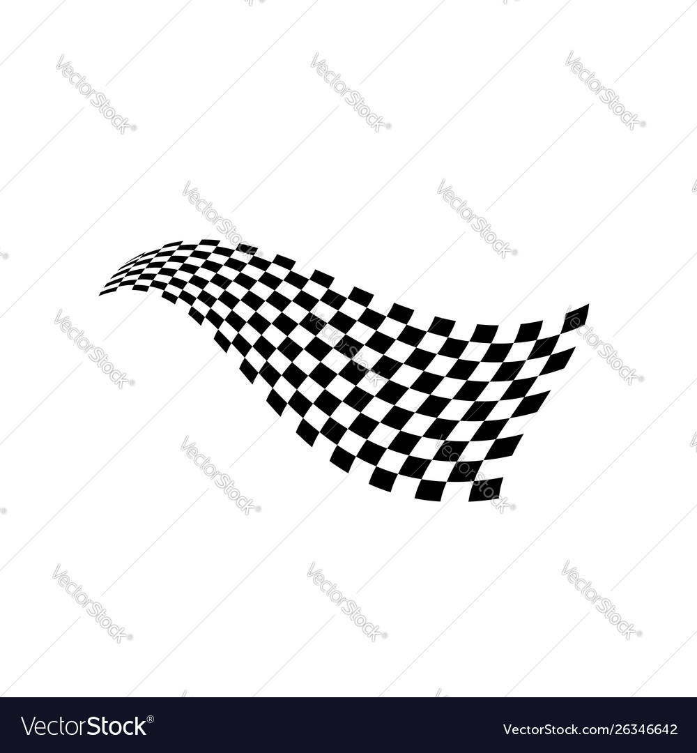 Race flag icon symbol simple design checkered vector image Race flag icon symbol simple design checkered