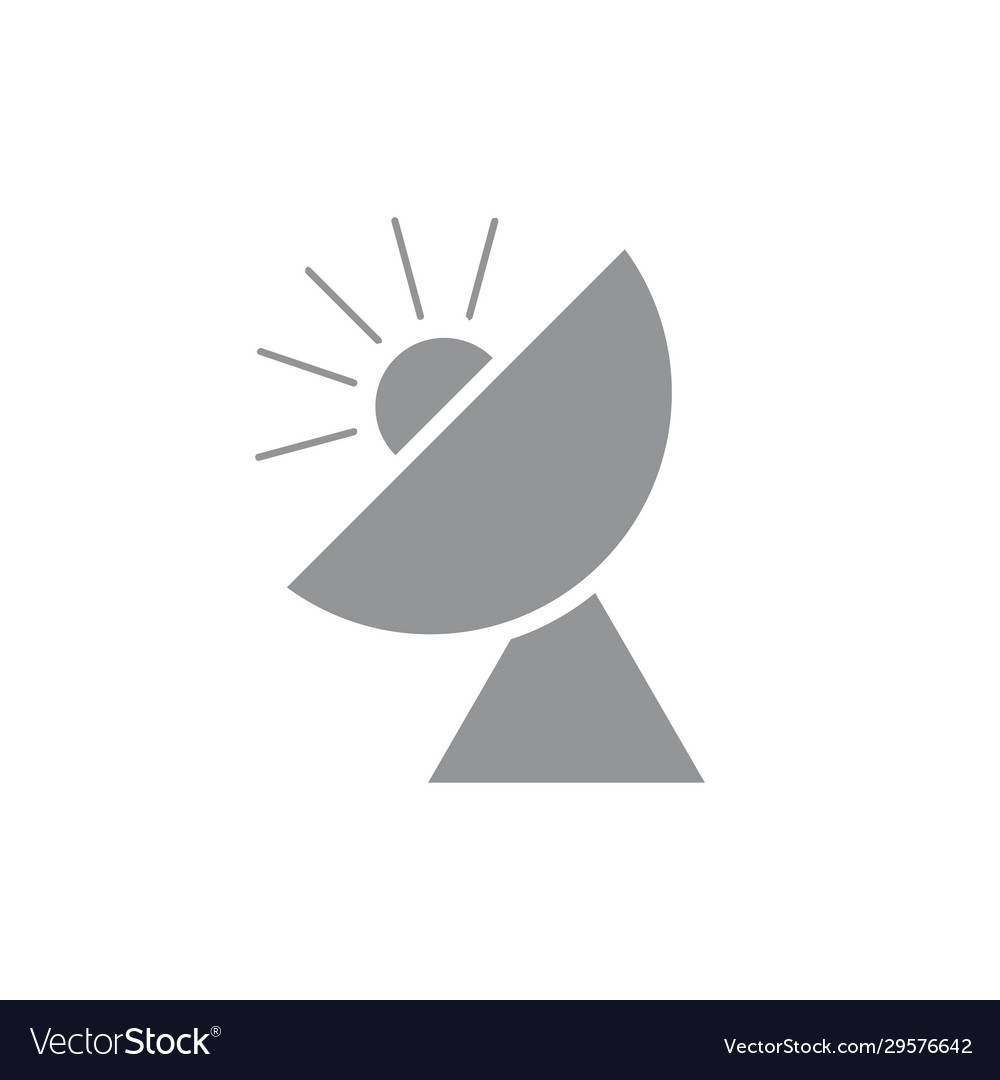 Receiver signal antenna symbol logo