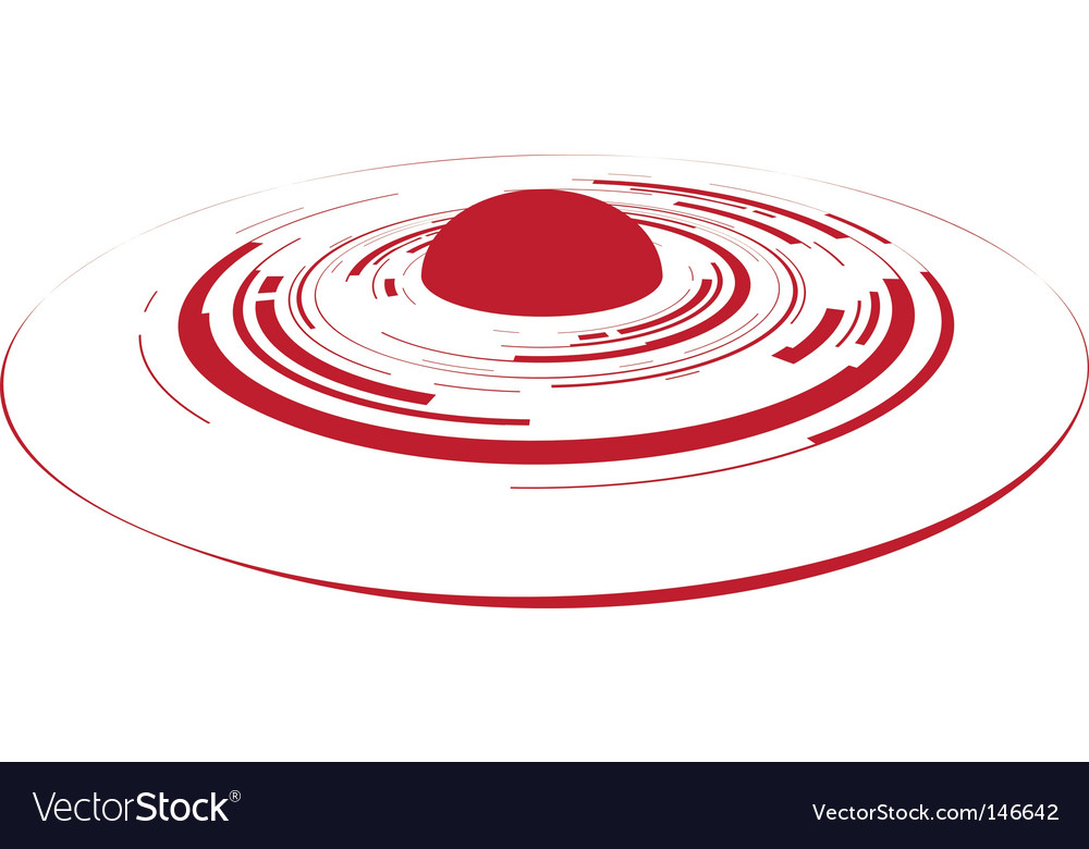 Red Circular Swirls