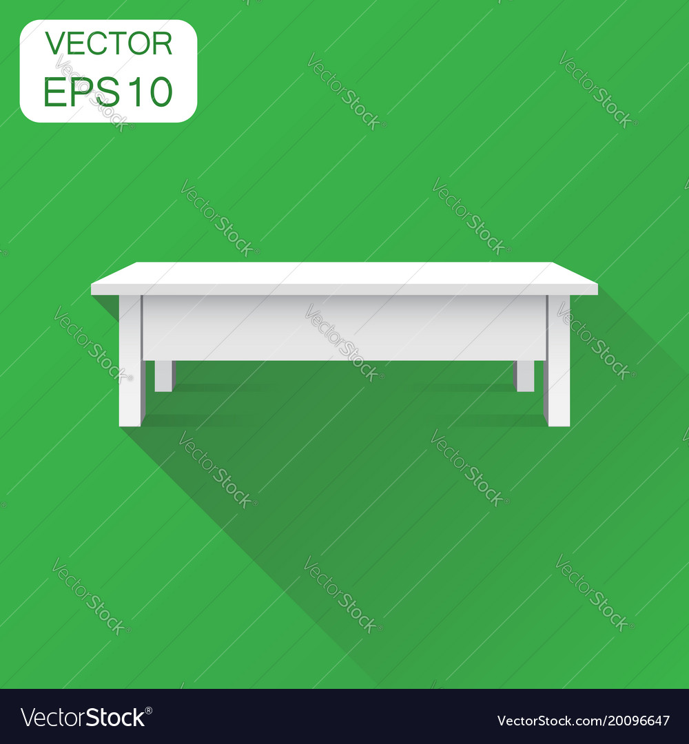 3d table for object presentation icon business