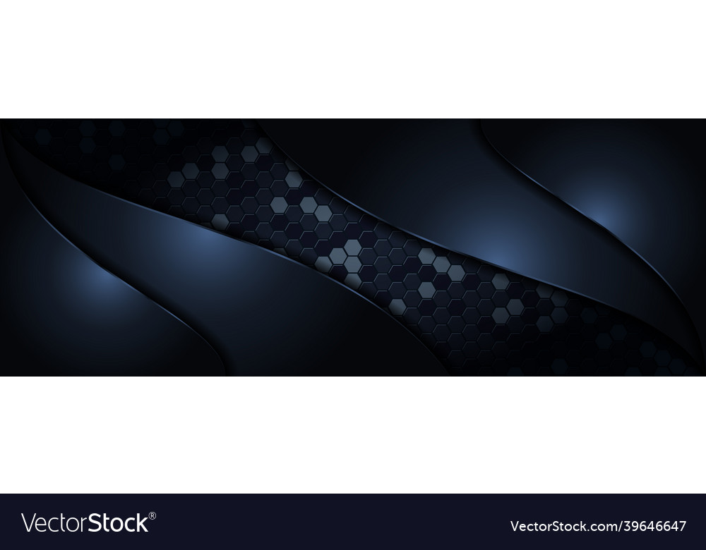 Abstract dark navy background with various shape