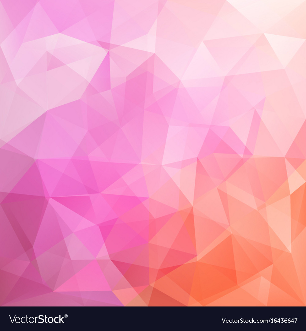 Abstract triangular mosaic pink background