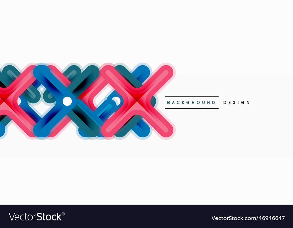 Cross line background minimal geometric template vector image Cross line background minimal geometric template