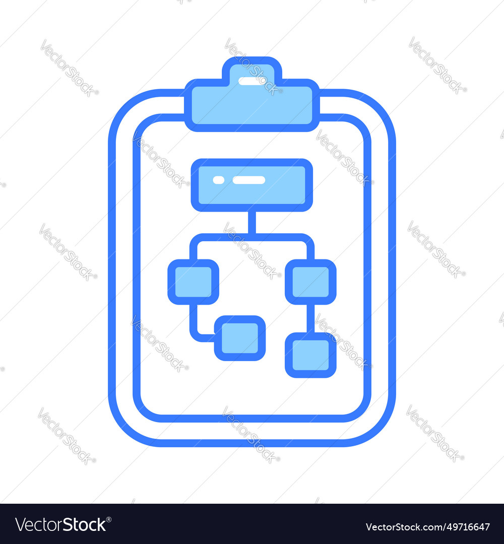 Data flow chart design in modern style algorithm