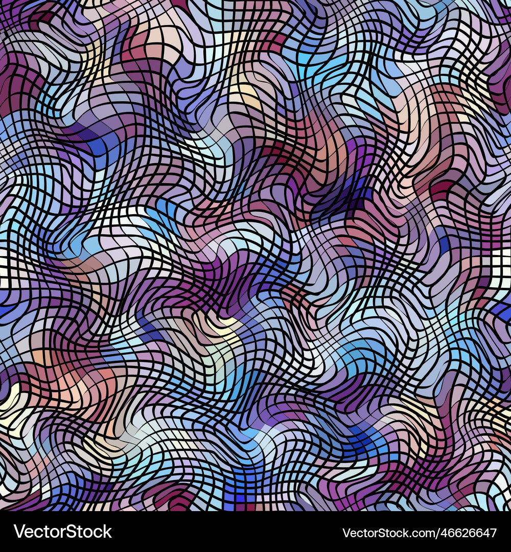 Geometric abstract pattern in low poly style Vector Image