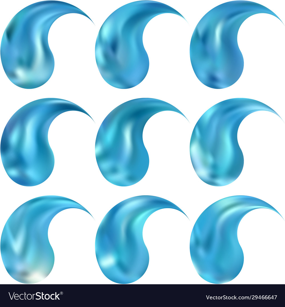 Gradient background in form a shape vector image Gradient background in form a shape