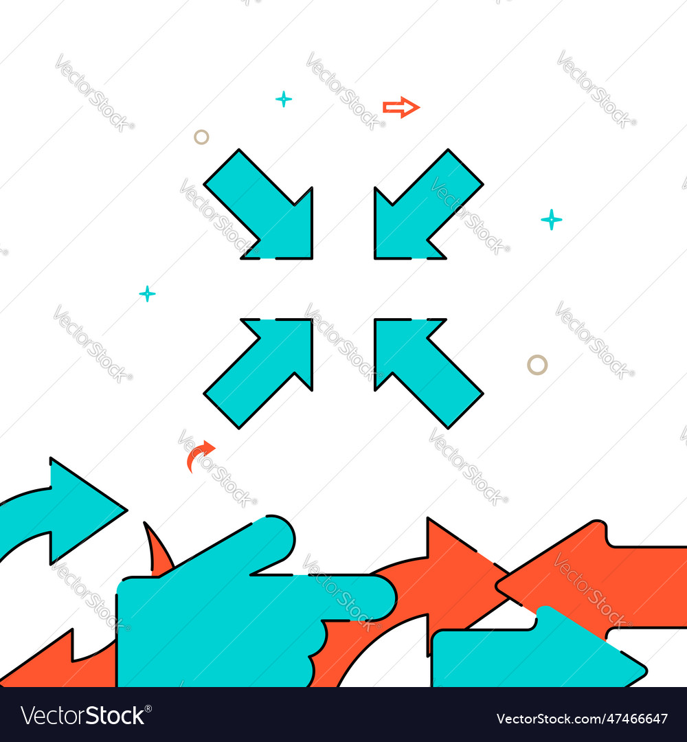 Minimize a window filled line icon simple