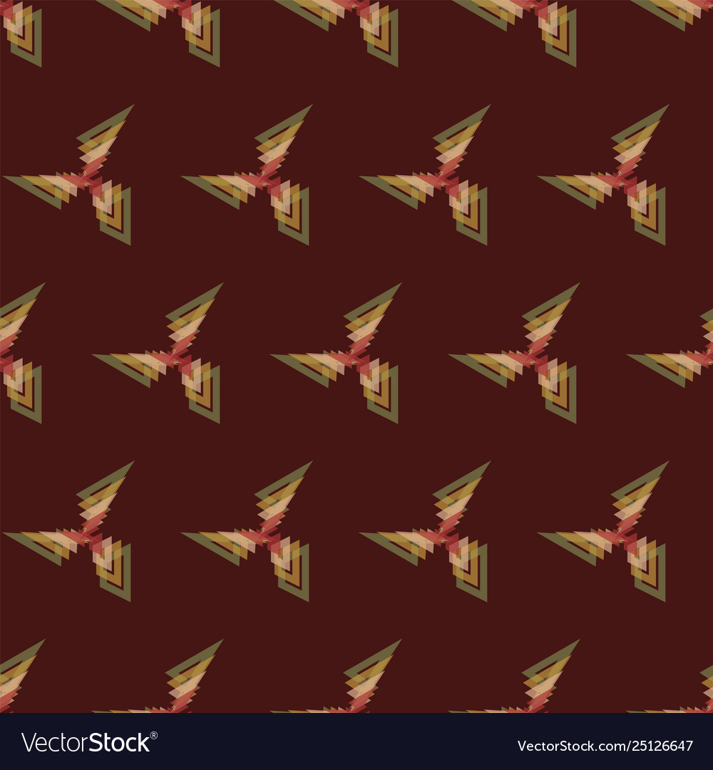 Seamless geometric pattern from shape vector image Seamless geometric pattern from shape
