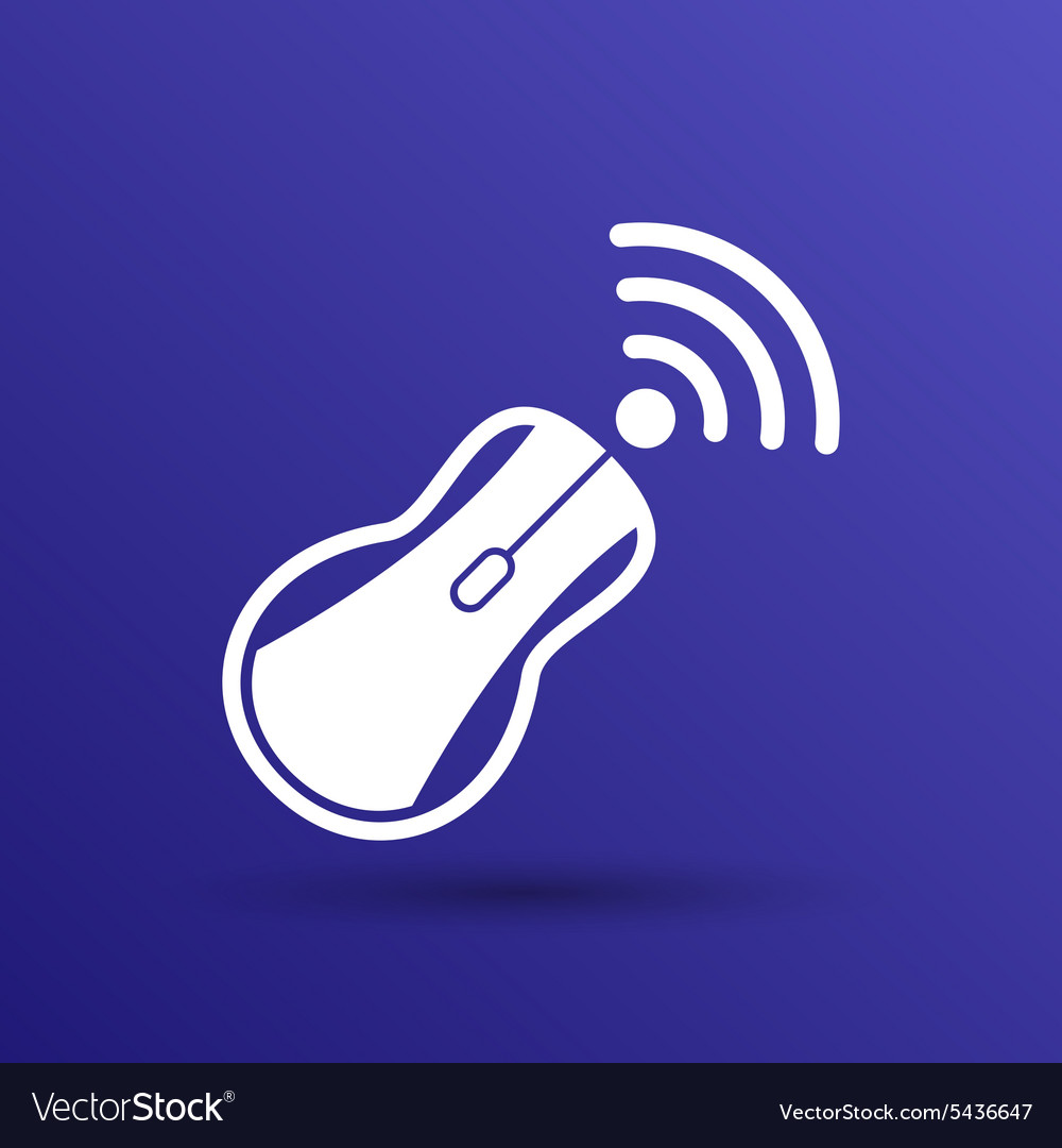 Wireless mouse button web icon tool click