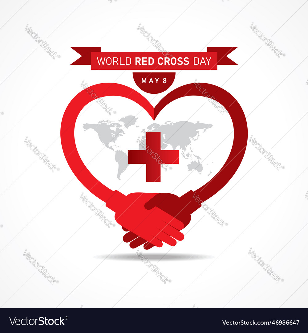 World red cross day concept celebrates on 8th may