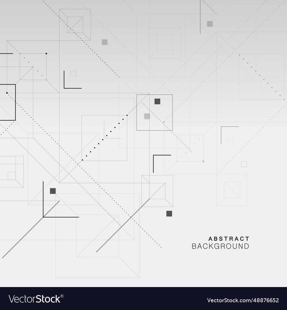 Abstrakte moderne geometrische Hintergründe Quadrate