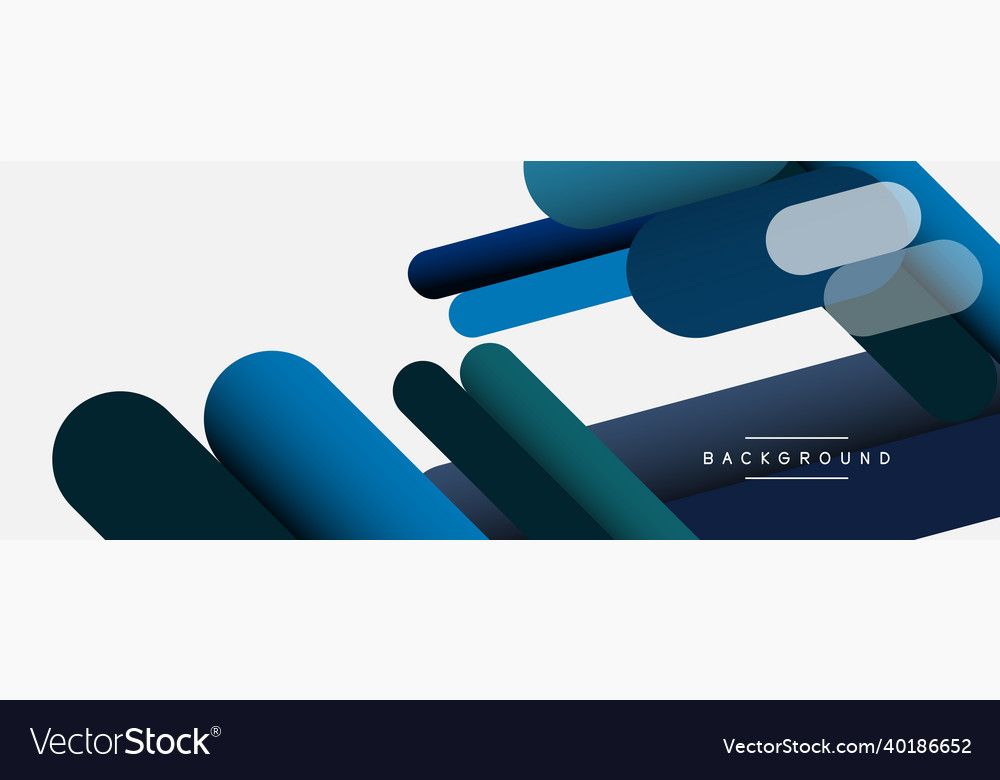 Abstract Rounded Shapes Background