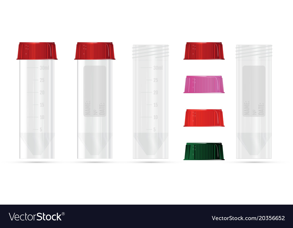 Sterile containers for analysis open and closed