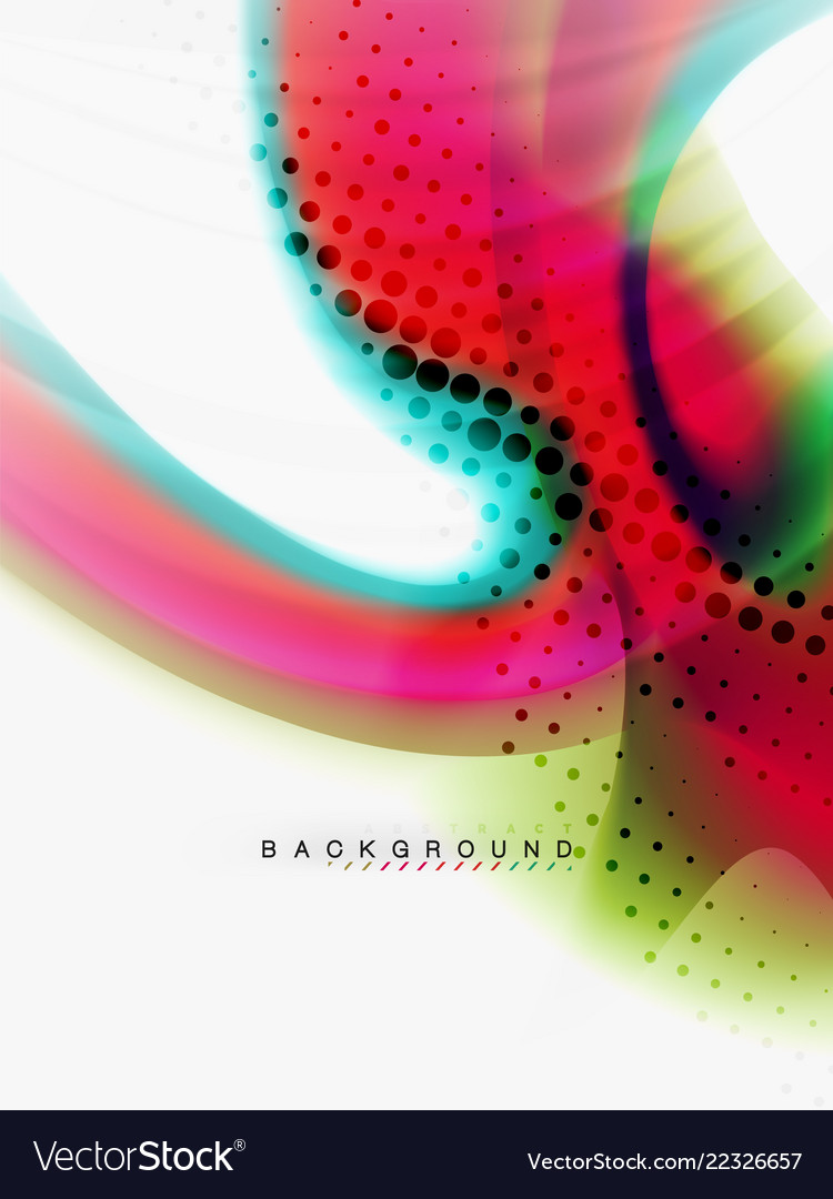 Background abstract color flow liquid design Vector Image Background abstract color flow liquid design