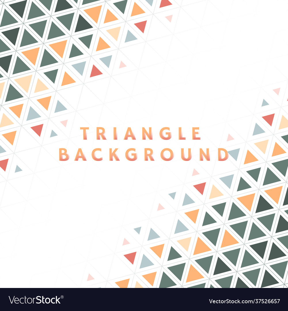 Colorful triangle pattern
