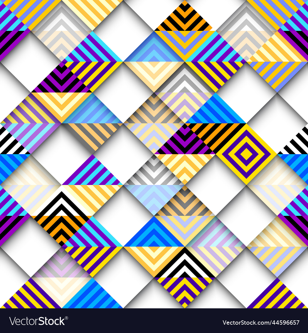 Geometric Abstract Triangles Pattern