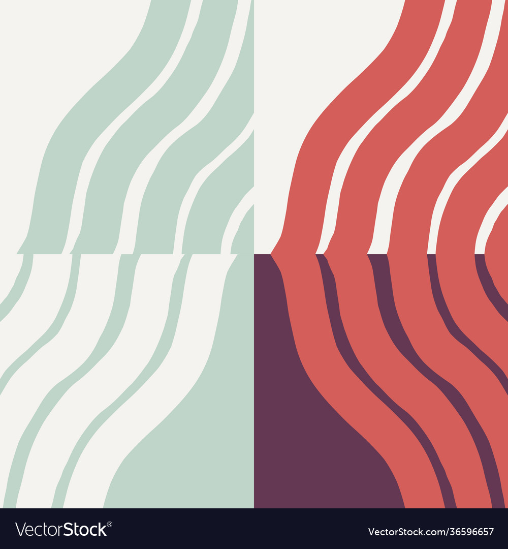 Hand-drawn abstract pattern design vector image Hand-drawn abstract pattern design