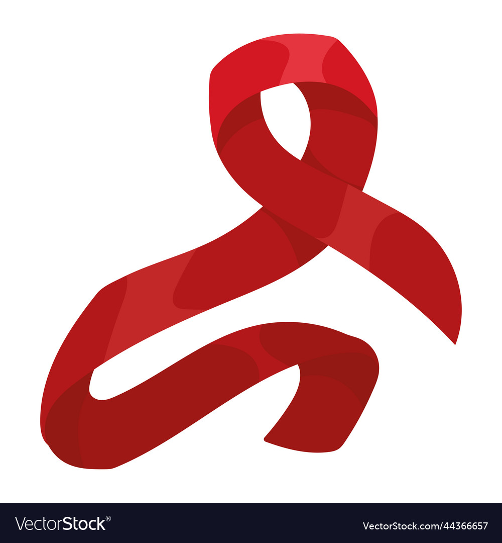 Hiv red ribbon campaign