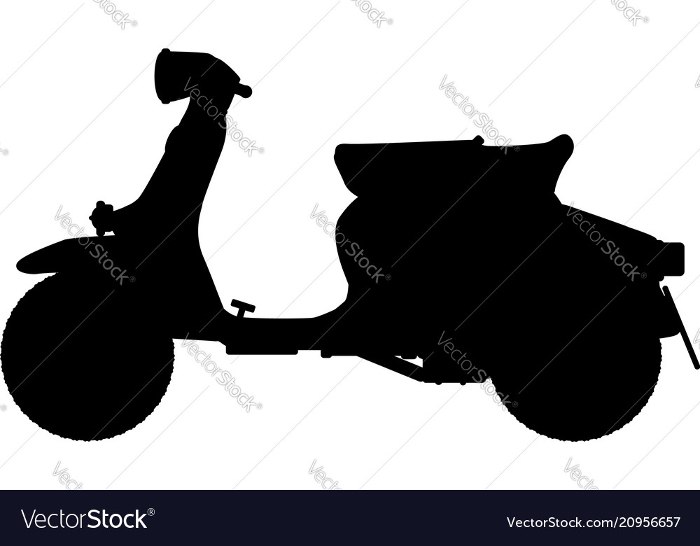 Silhouette für Scooter