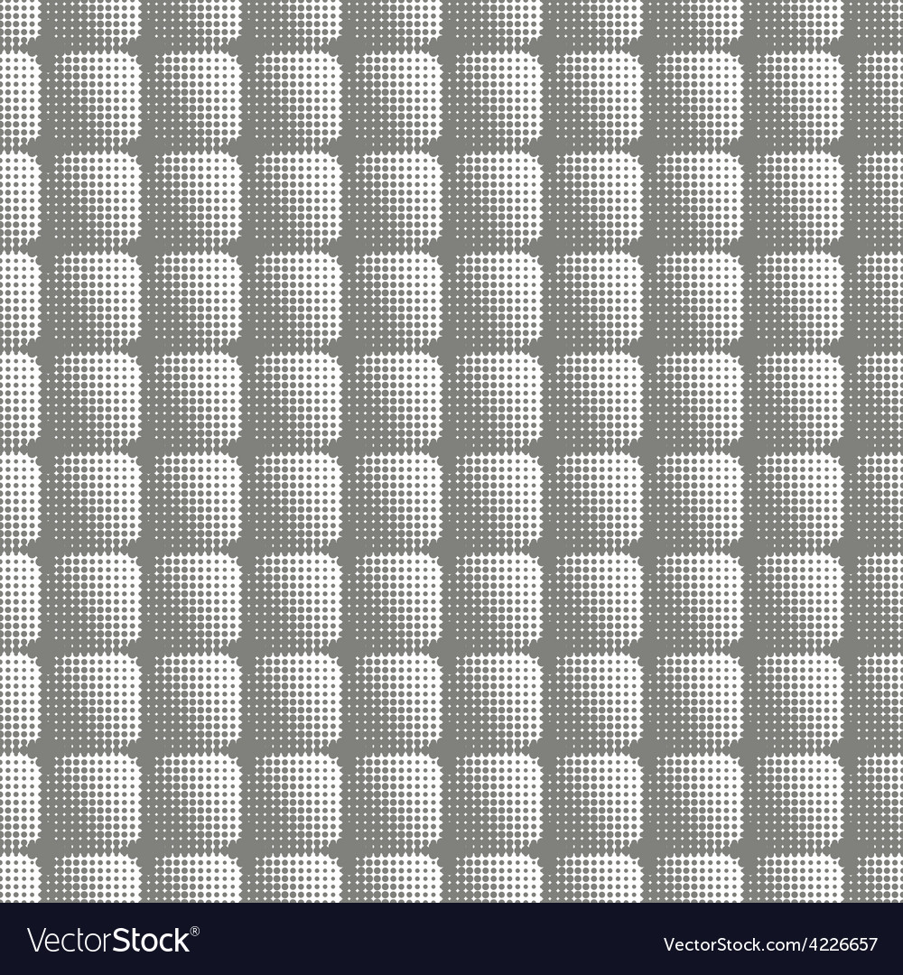 Seamless halftone pattern of squares