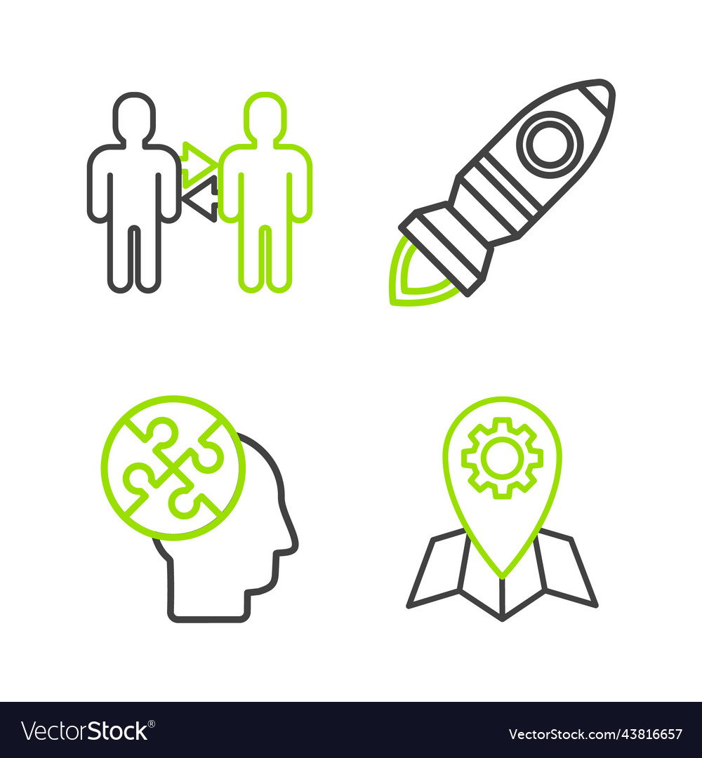 Set line location job human head puzzles strategy