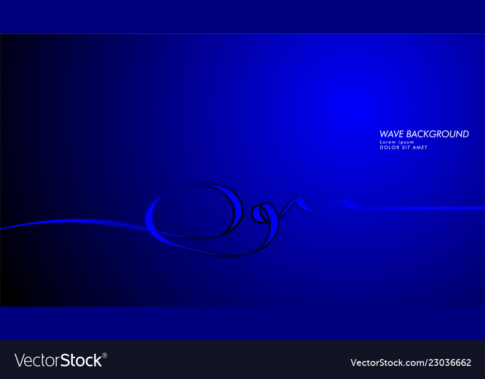 Abstract background with wave and line patterns vector image Abstract background with wave and line patterns