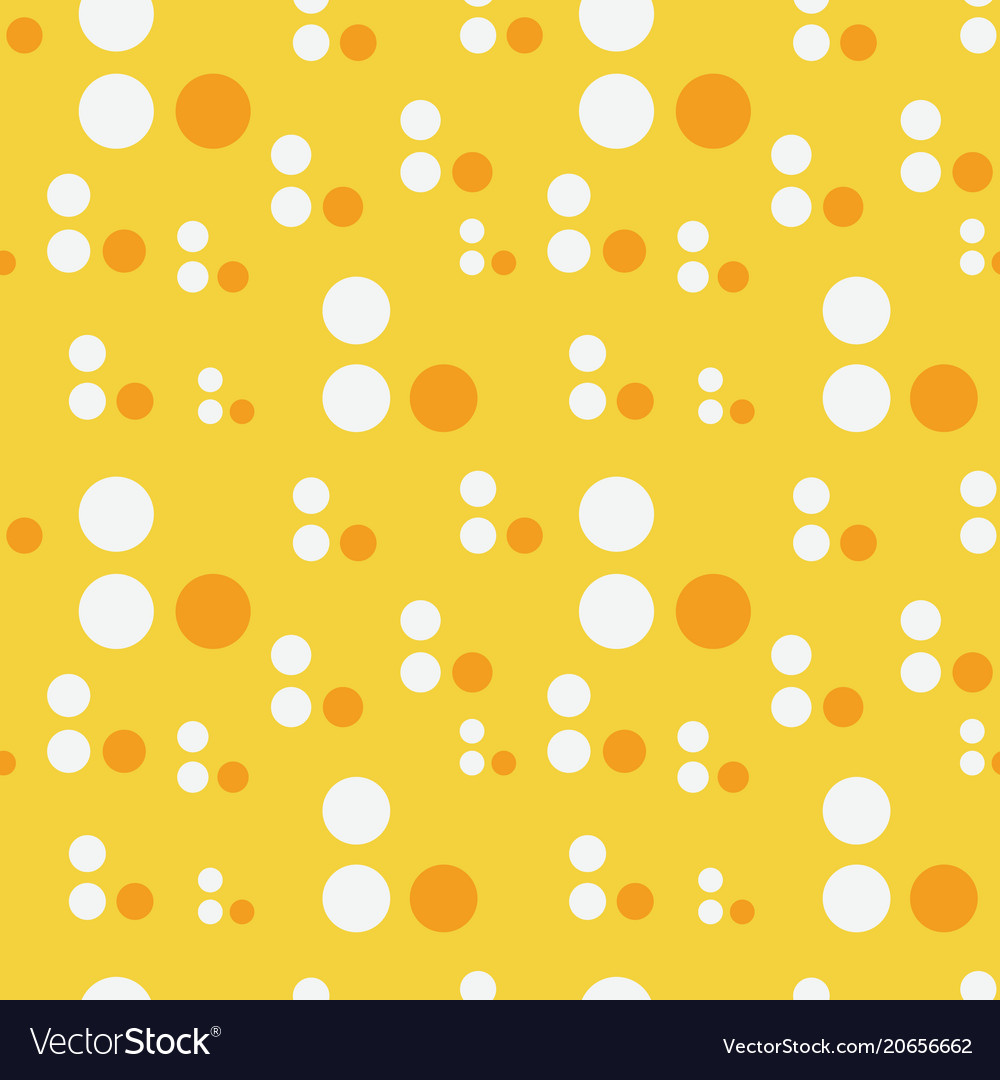 Abstract circle drop seamless pattern