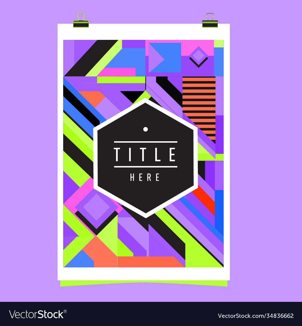 Abstract colorful geometric pattern background
