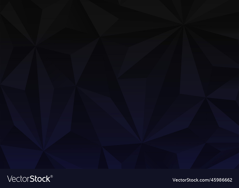 Abstract low poly dark background with triangle