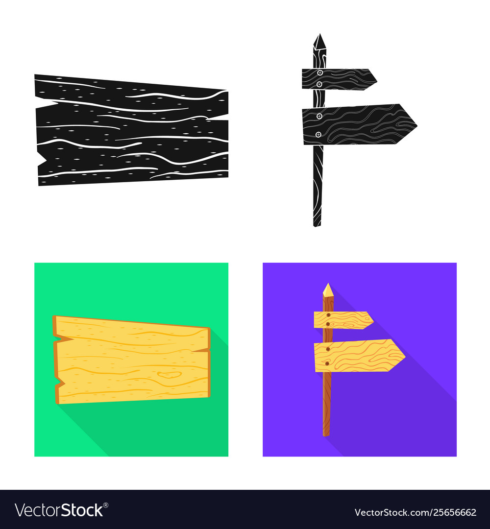 Isolated object raw and forest symbol