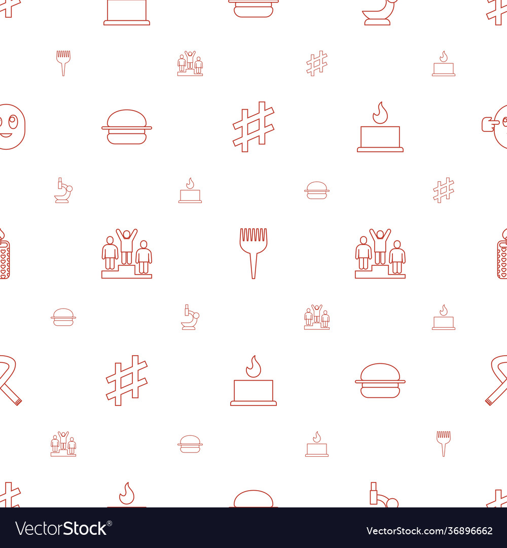 One icons pattern seamless white background