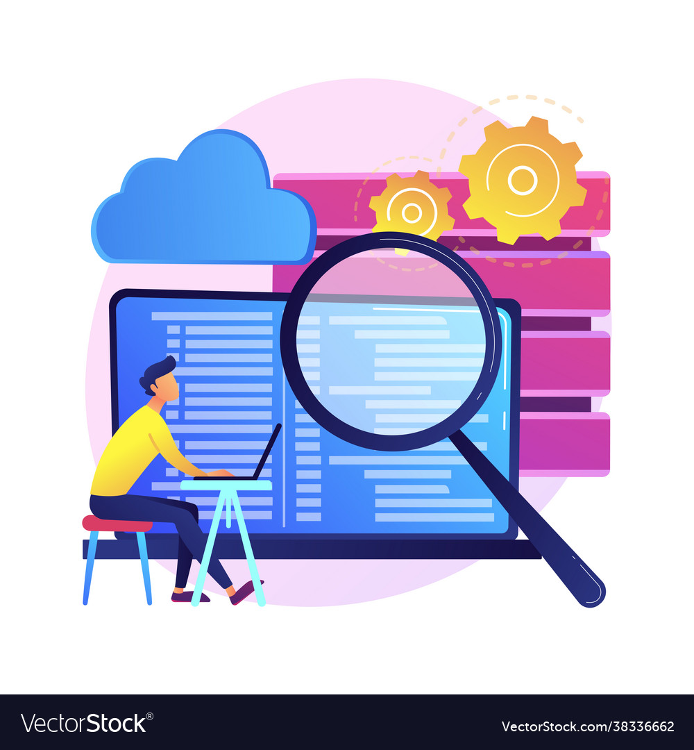 Qa tester concept metaphor Vector Image Qa tester concept metaphor