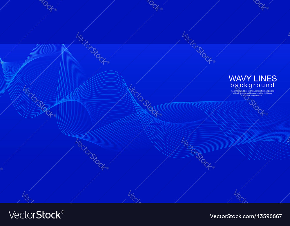 Abstract background with dynamic flowing lines
