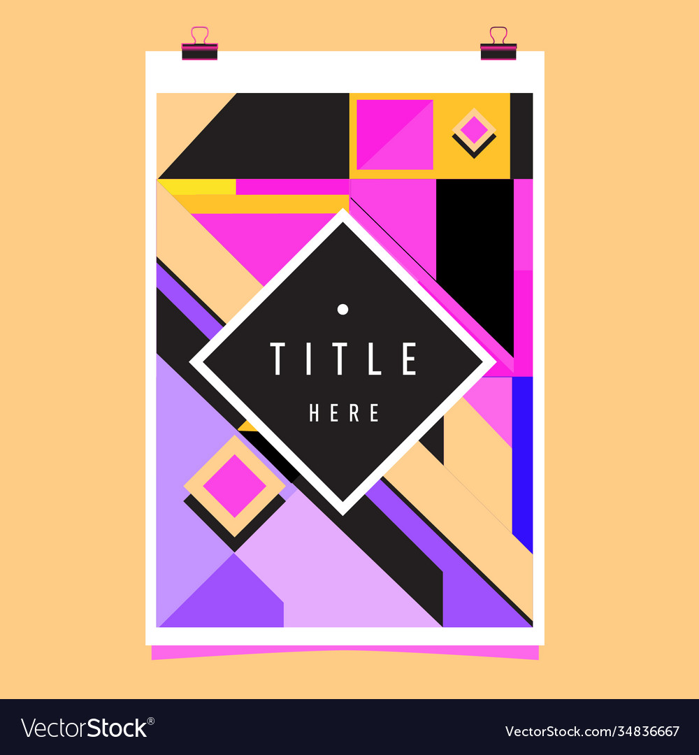 Abstract colorful geometric pattern background