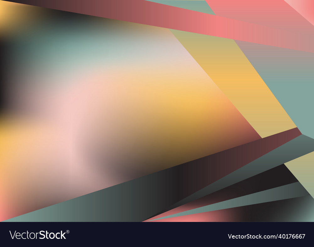 Abstract Fluid Polygon Shape