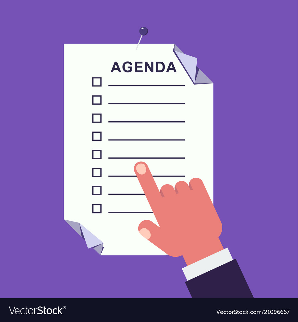 Agenda concept