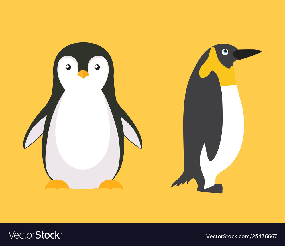 Cartoon penguin icon