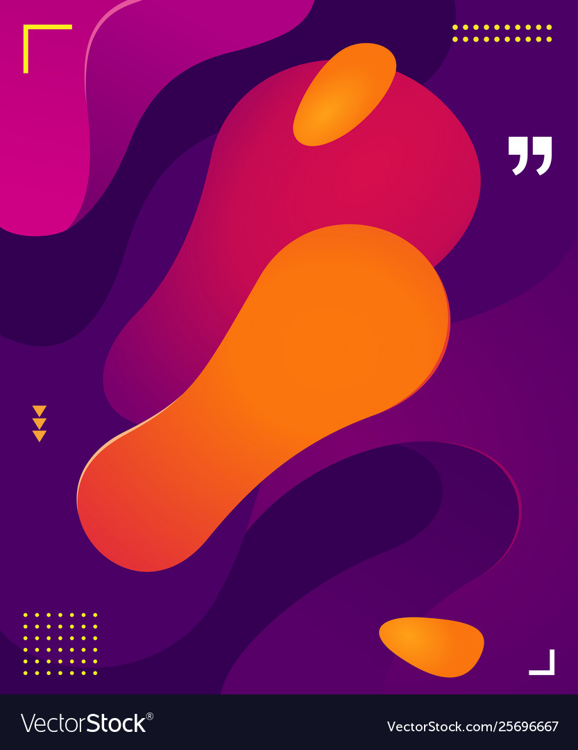 Colorful fluid background graphic element